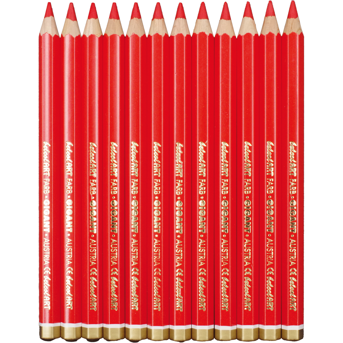belcolART Farb Gigant 12 Stifte hellrot