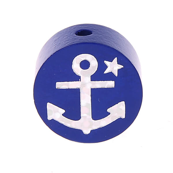 Motivperle Scheibe Glitzeranker