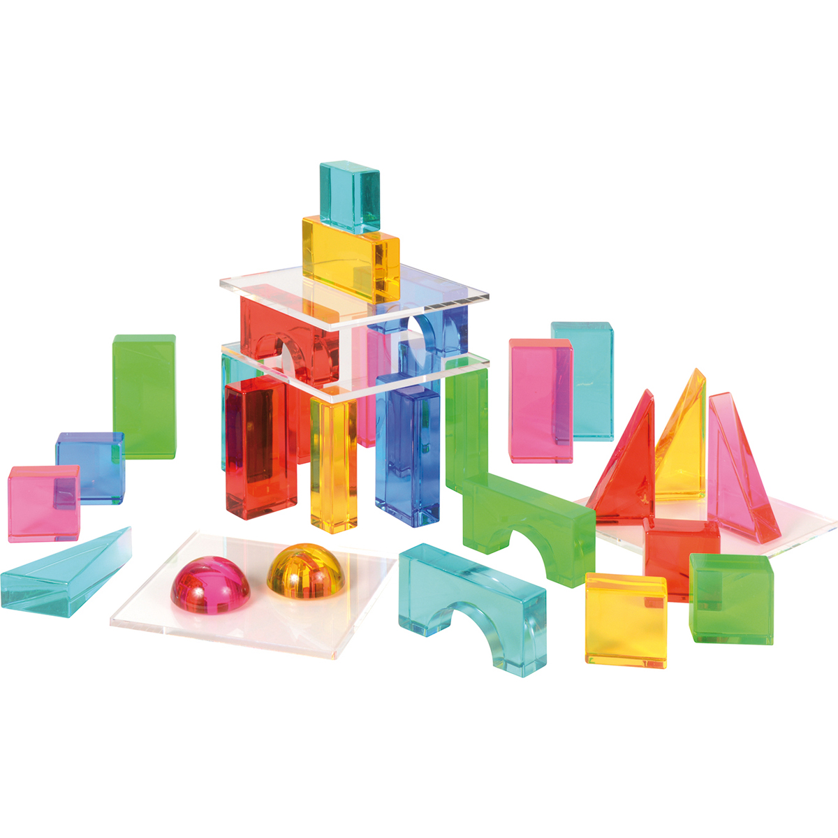 Acryl Geo Bausteine 32-tlg.