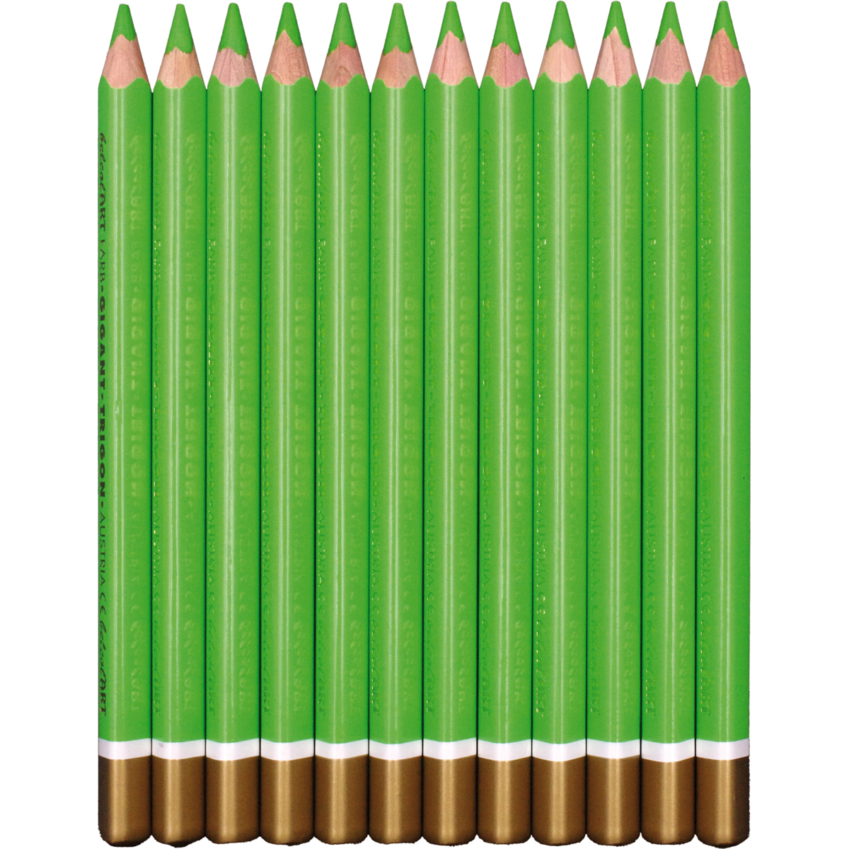 belcolART Farb Gigant Trigon 12 Stifte maigrün