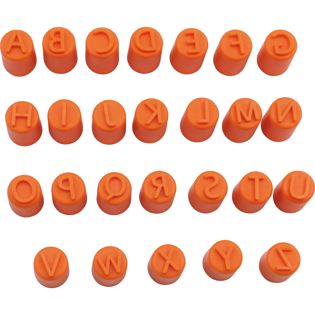 Fingerstempel ABC Großbuchstaben