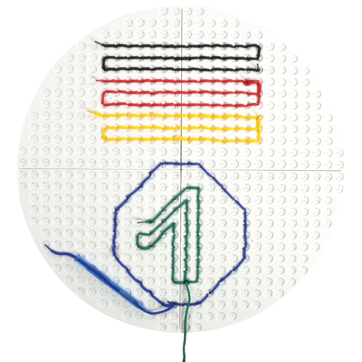 Playboard 4er Set rund mit Verbindern