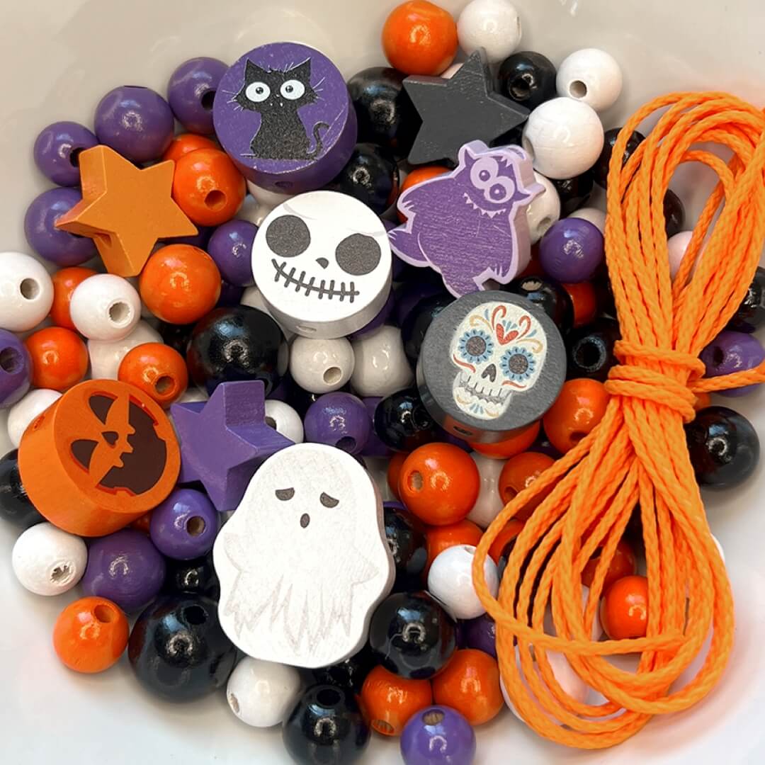 Süßes oder Saures! - Perlenmix Halloween