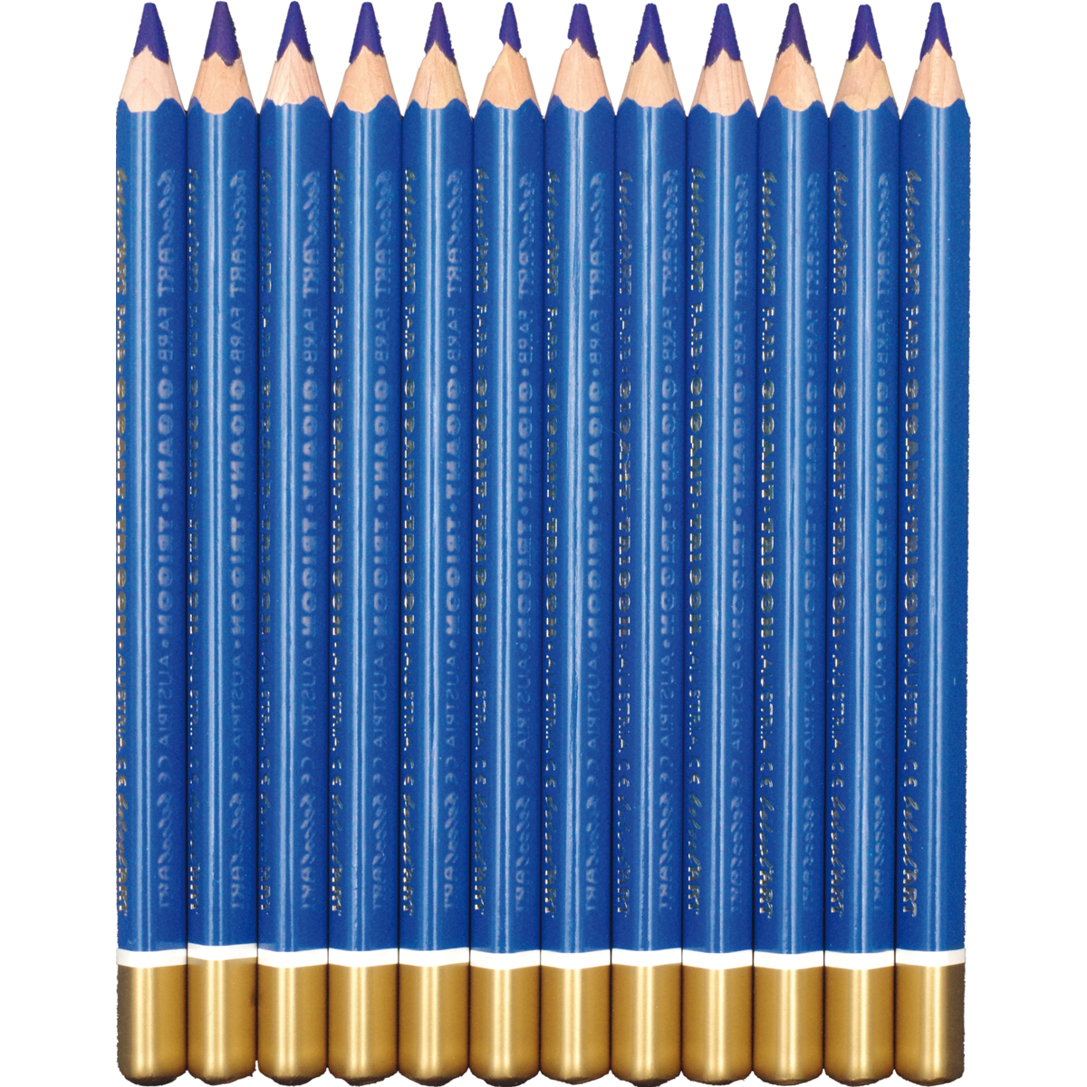 belcolART Farb Gigant Trigon 12 Stifte dunkelblau