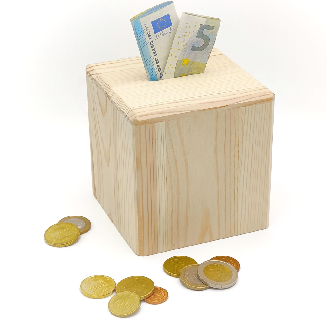Spardose Holz