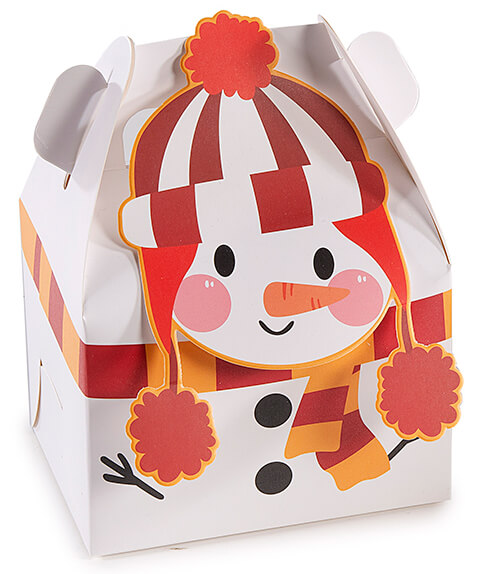 small paper gift box Christmas