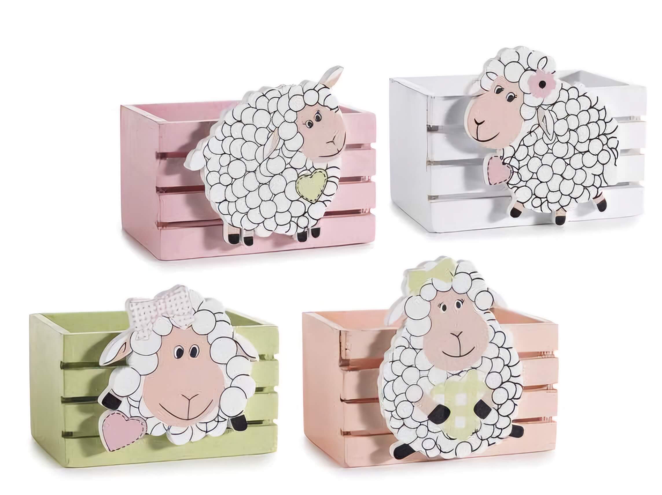 Osterkörbchen Schäfchen