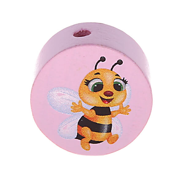 Motif bead disc bee