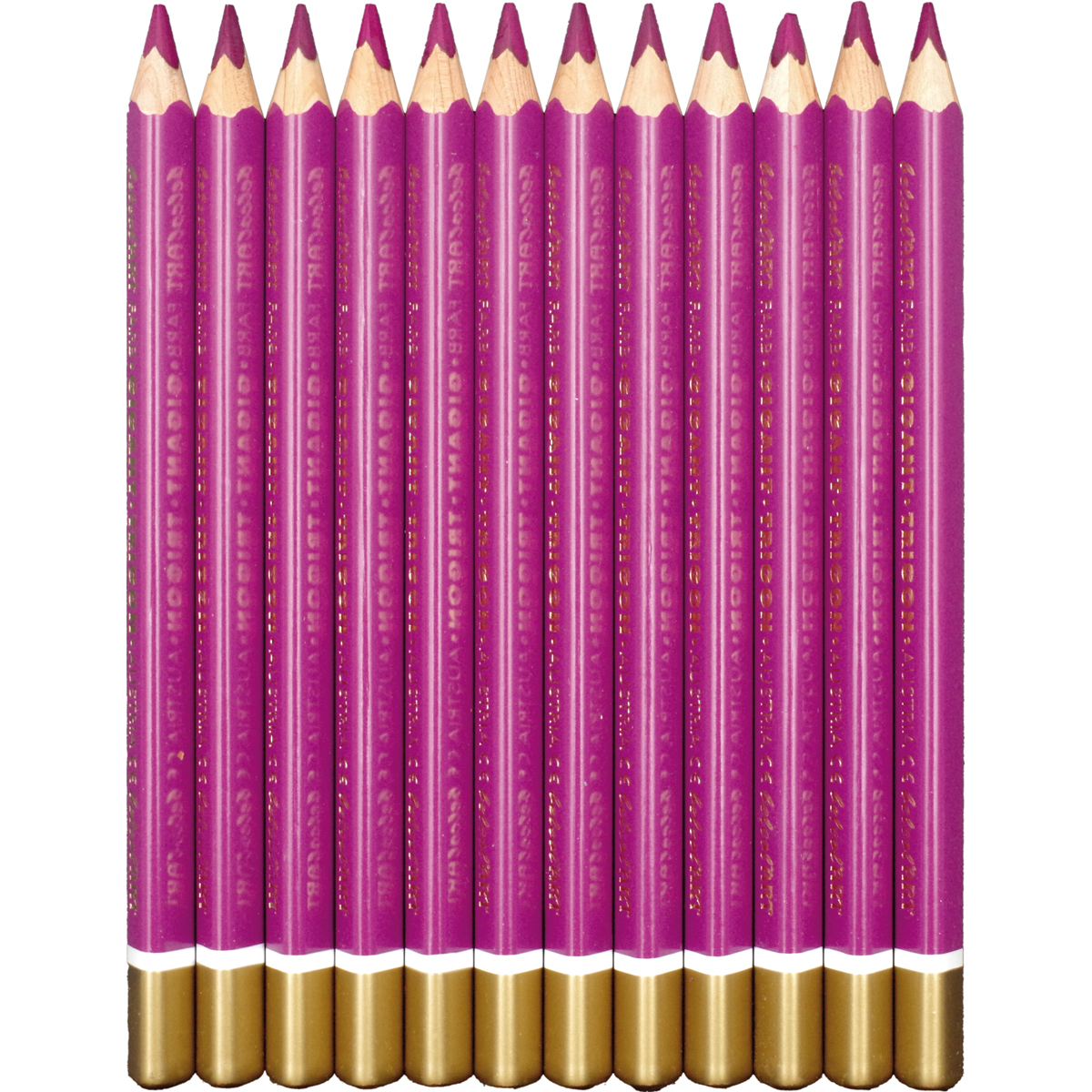 belcolART Farb Gigant Trigon 12 Stifte dunkelmagenta