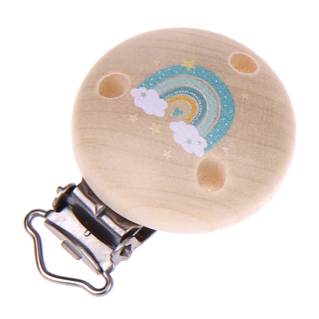 Schnullerclip Regenbogen