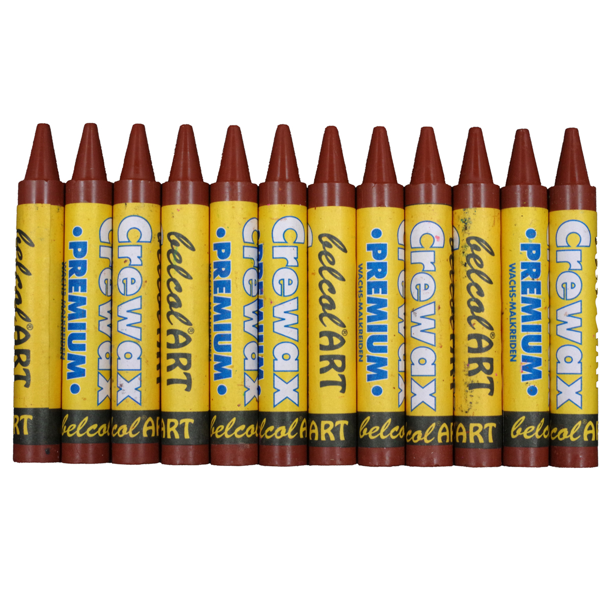 belcolART Crewax Premium 12 Wachsmalstifte braun