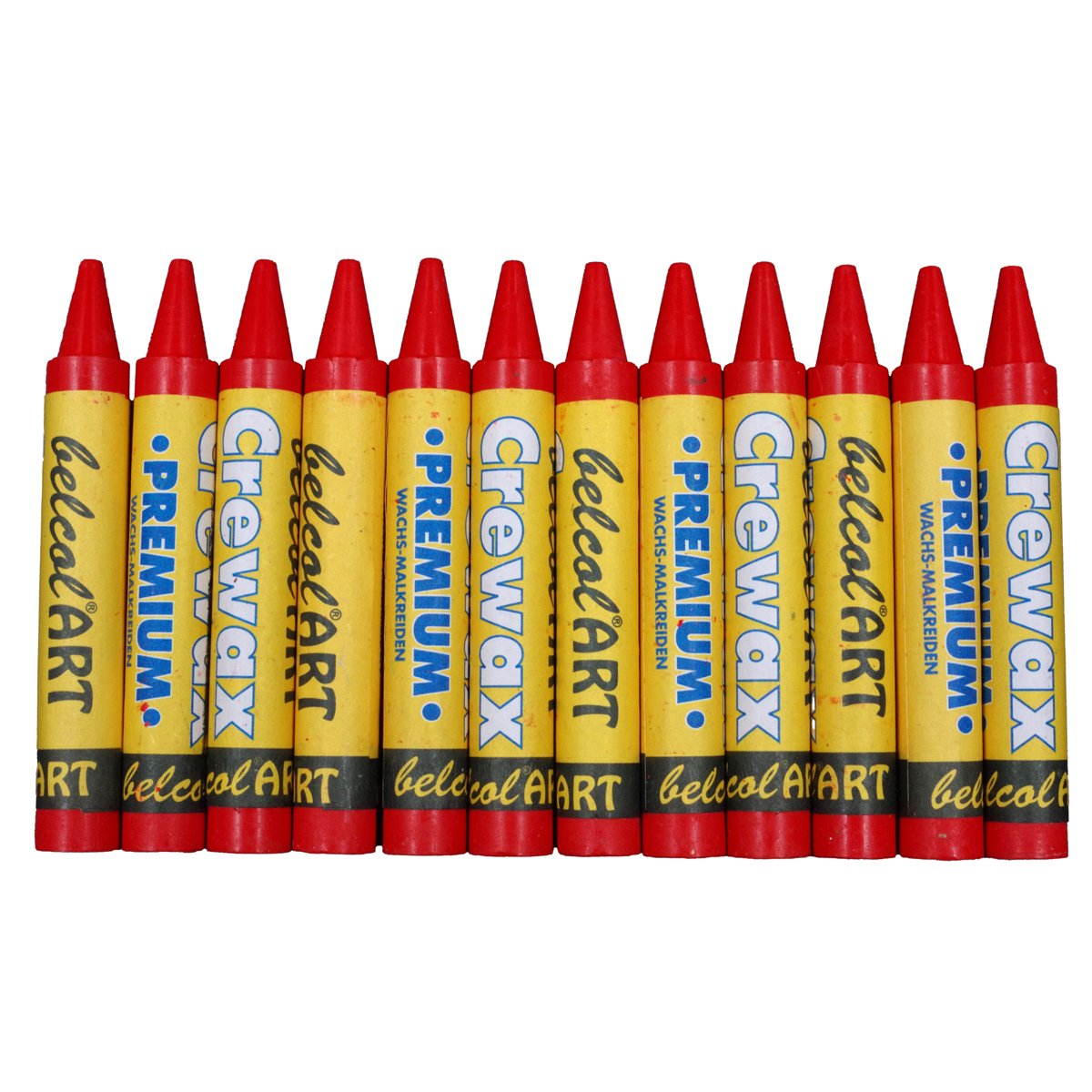 belcolART Crewax Premium 12 Wachsmalstifte rot