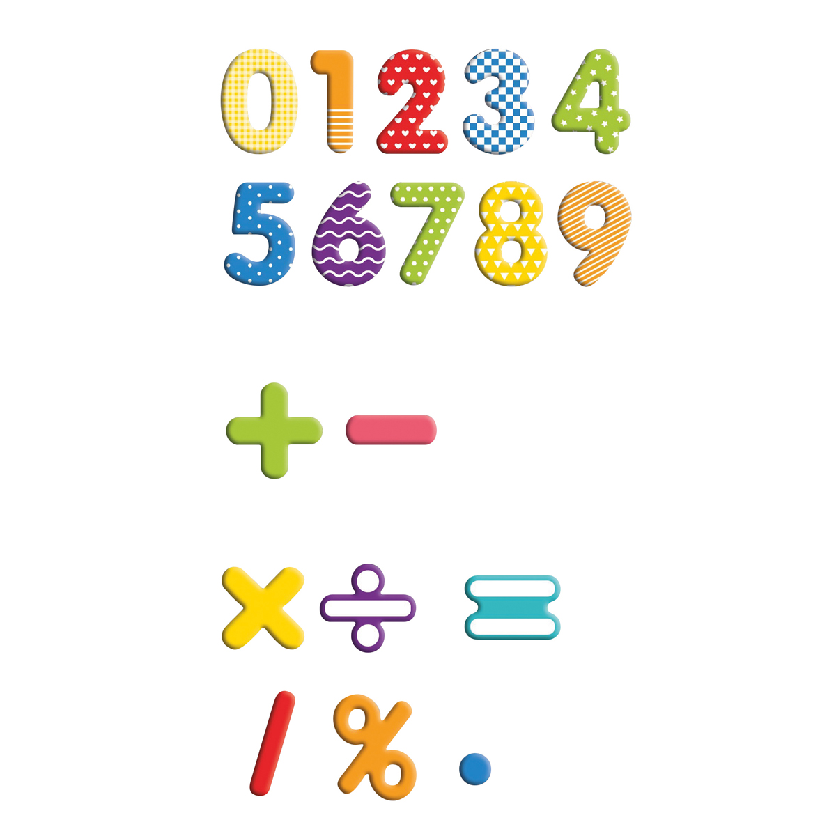 Magnet-Ziffern in Box 90-tlg.