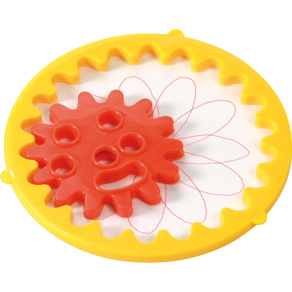 Mandala-Kreisel 2-teilig 10,5 cm 6er Set