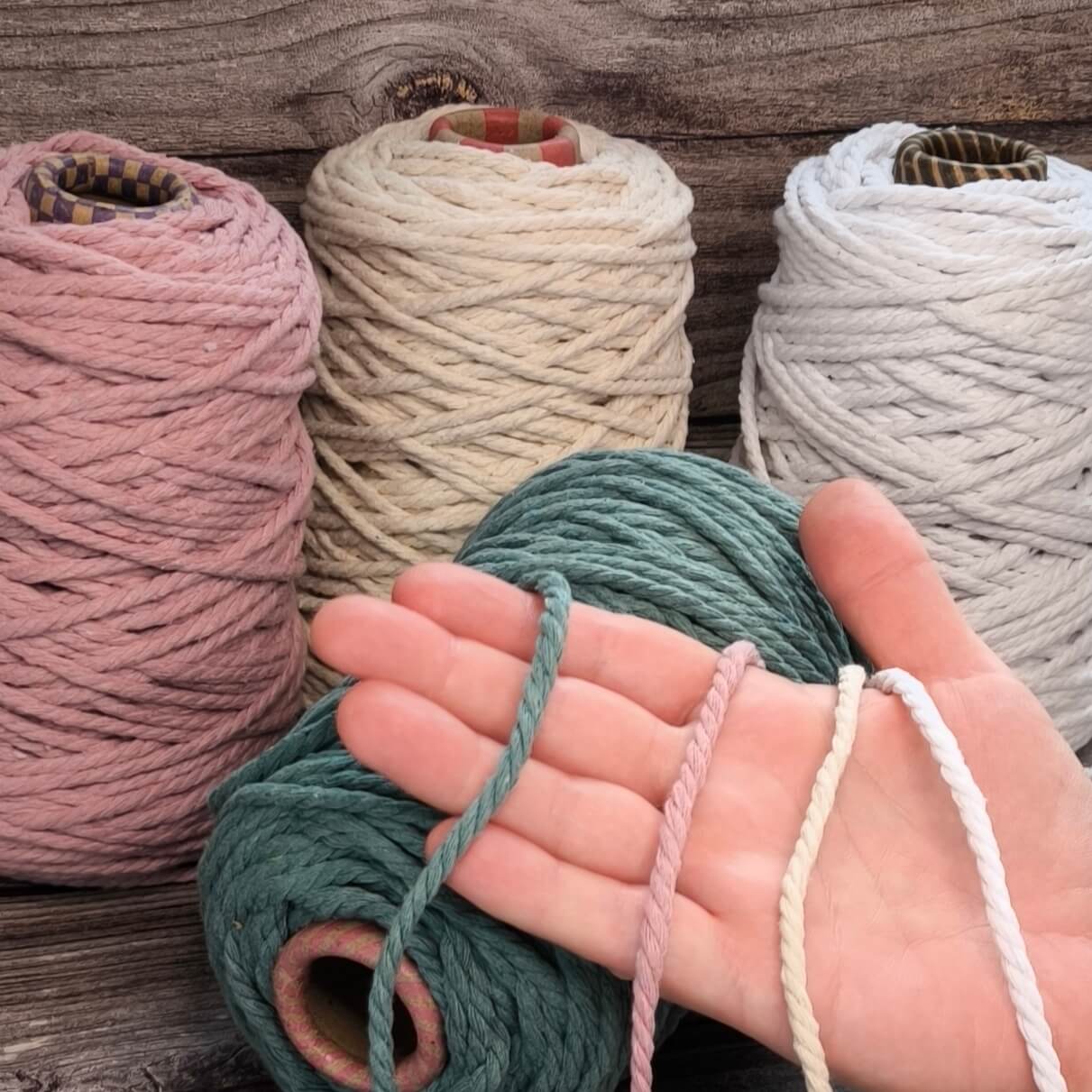 Makramee Baumwollkordel Ø 5mm  • 1 Meter