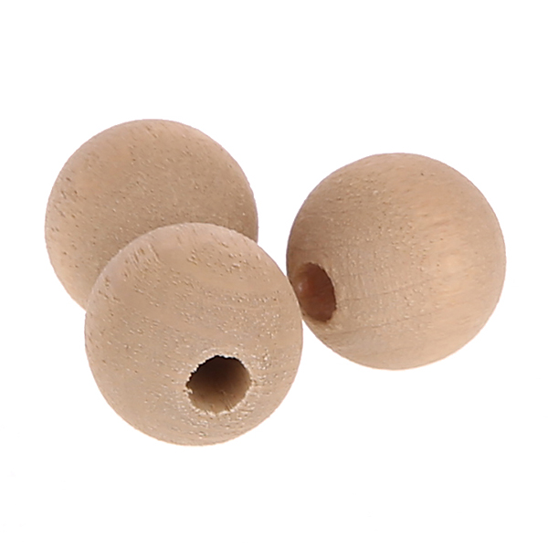Watercolors wooden beads 10mm - 50 pieces