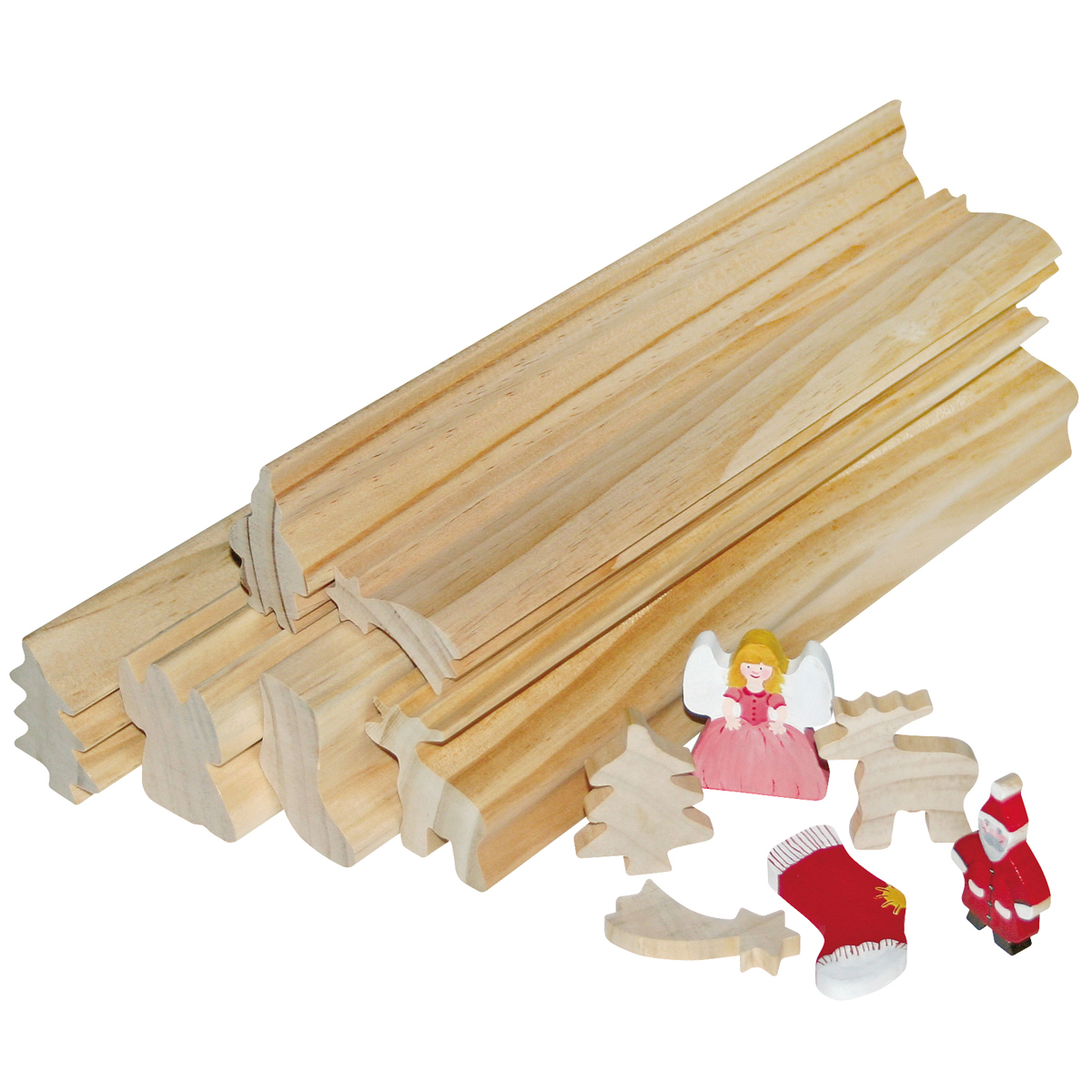 Profilholz Weihnachten 6er Set