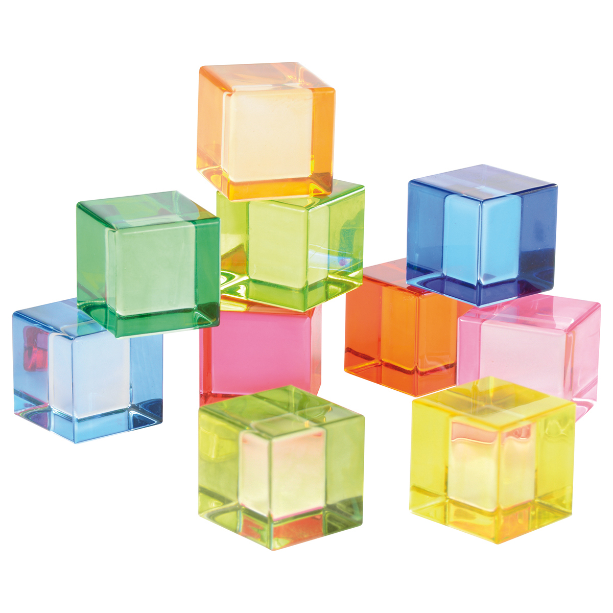 Acryl Steine 10er Set sortiert