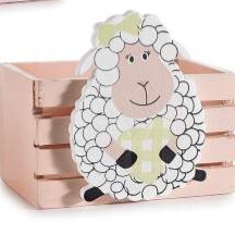 Osterkörbchen Schäfchen