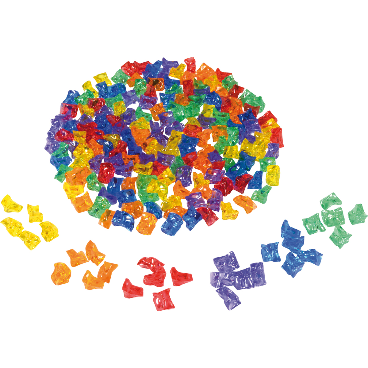 Transparente Steine 180 Stück