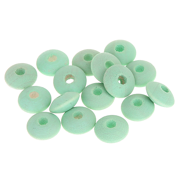 Watercolors wooden lenses 10mm - 50 pieces