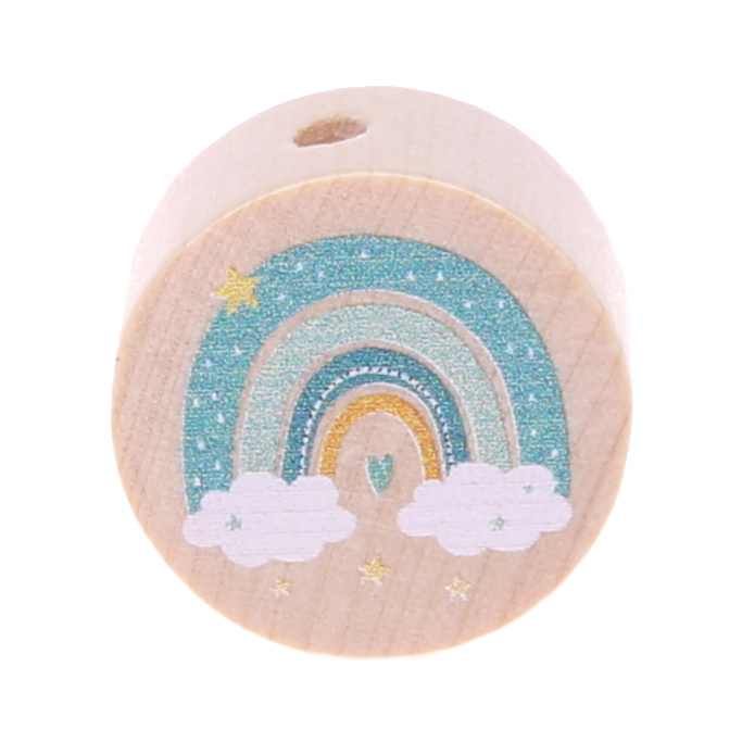 Motivperle Regenbogen Scheibe