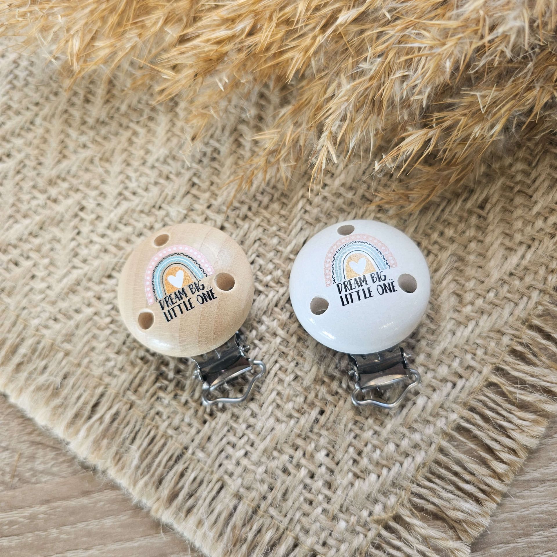 Schnullerclip "dream big little one"