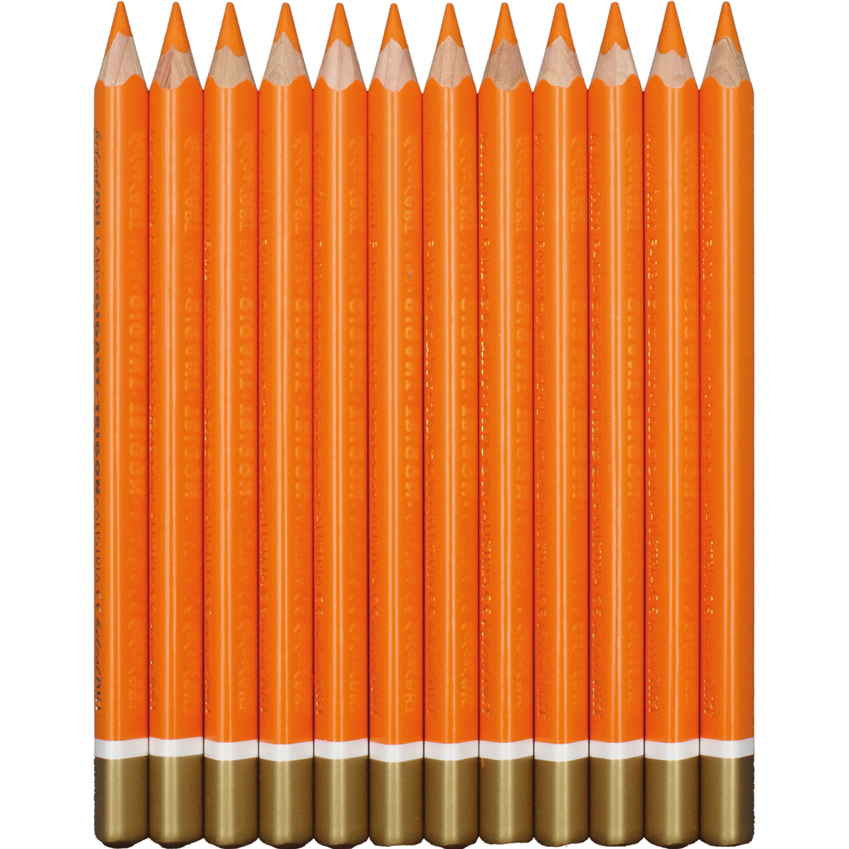 belcolART Farb Gigant Trigon 12 Stifte orange
