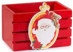 Wooden Christmas basket