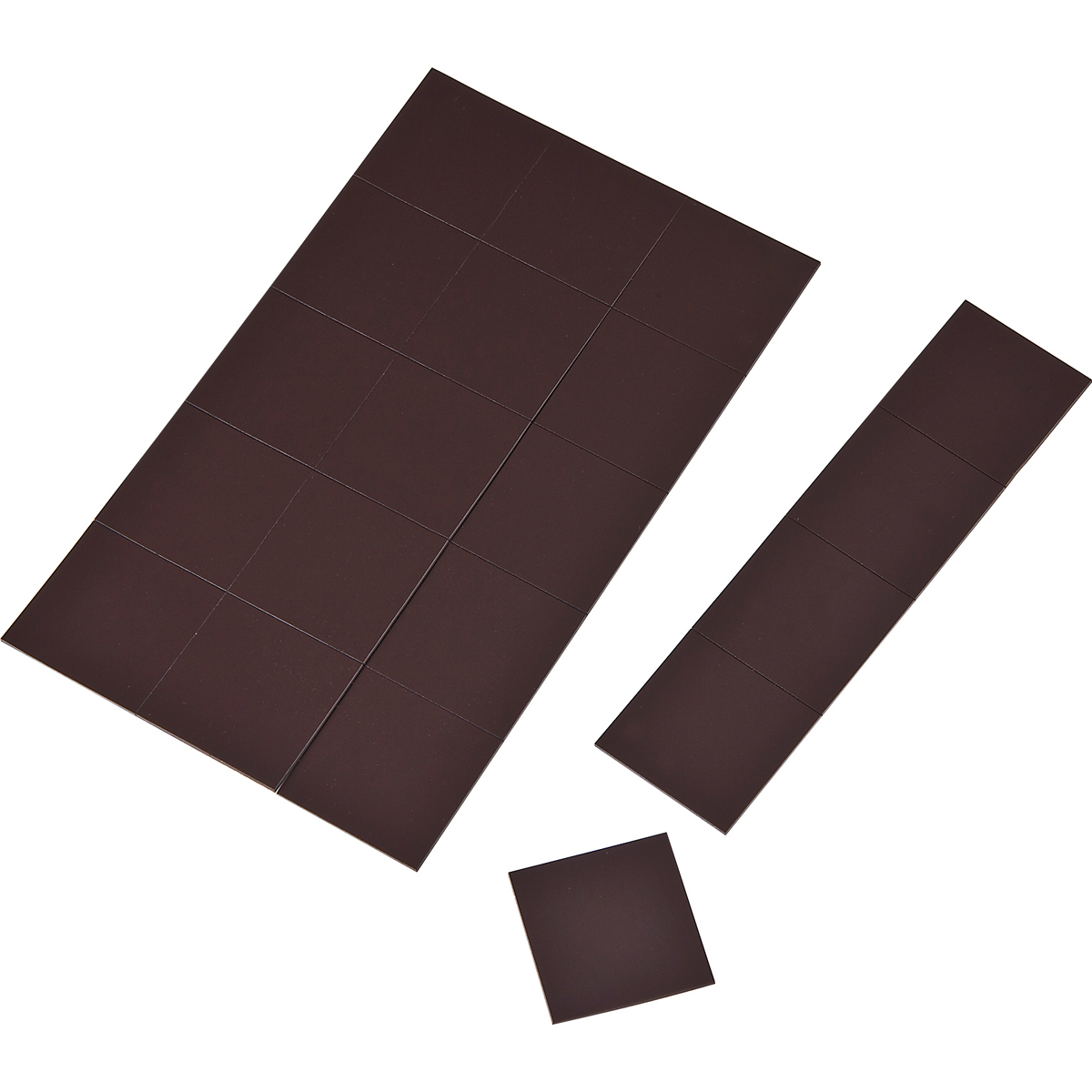 Magnet-Quadrate selbstklebend 60er Set