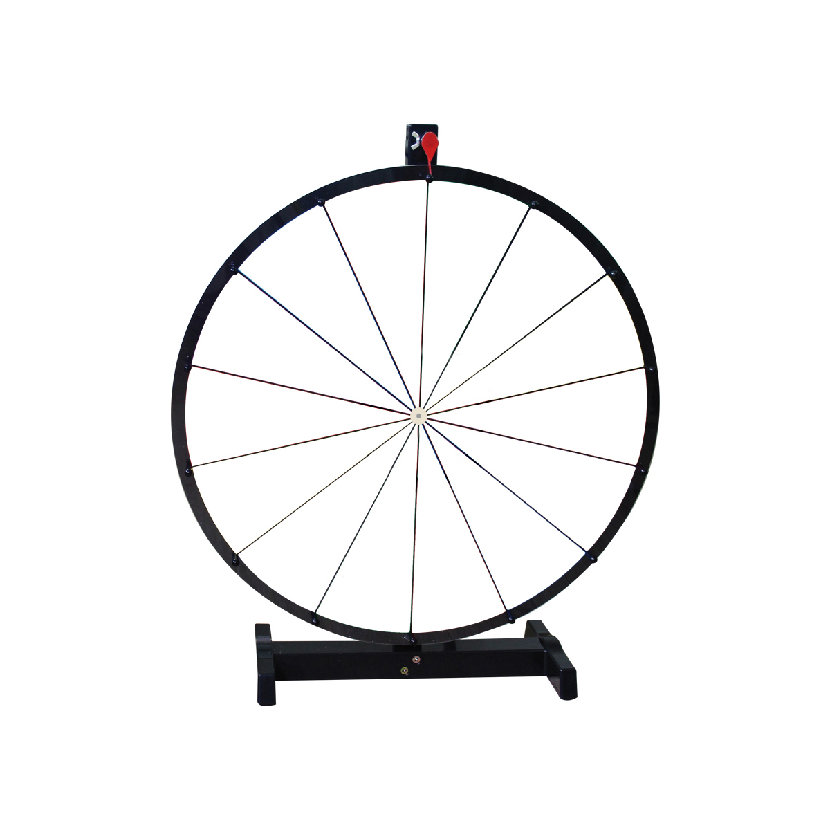 Glücksrad 60 cm weiß inkl. Schwamm & Whiteboardmarker