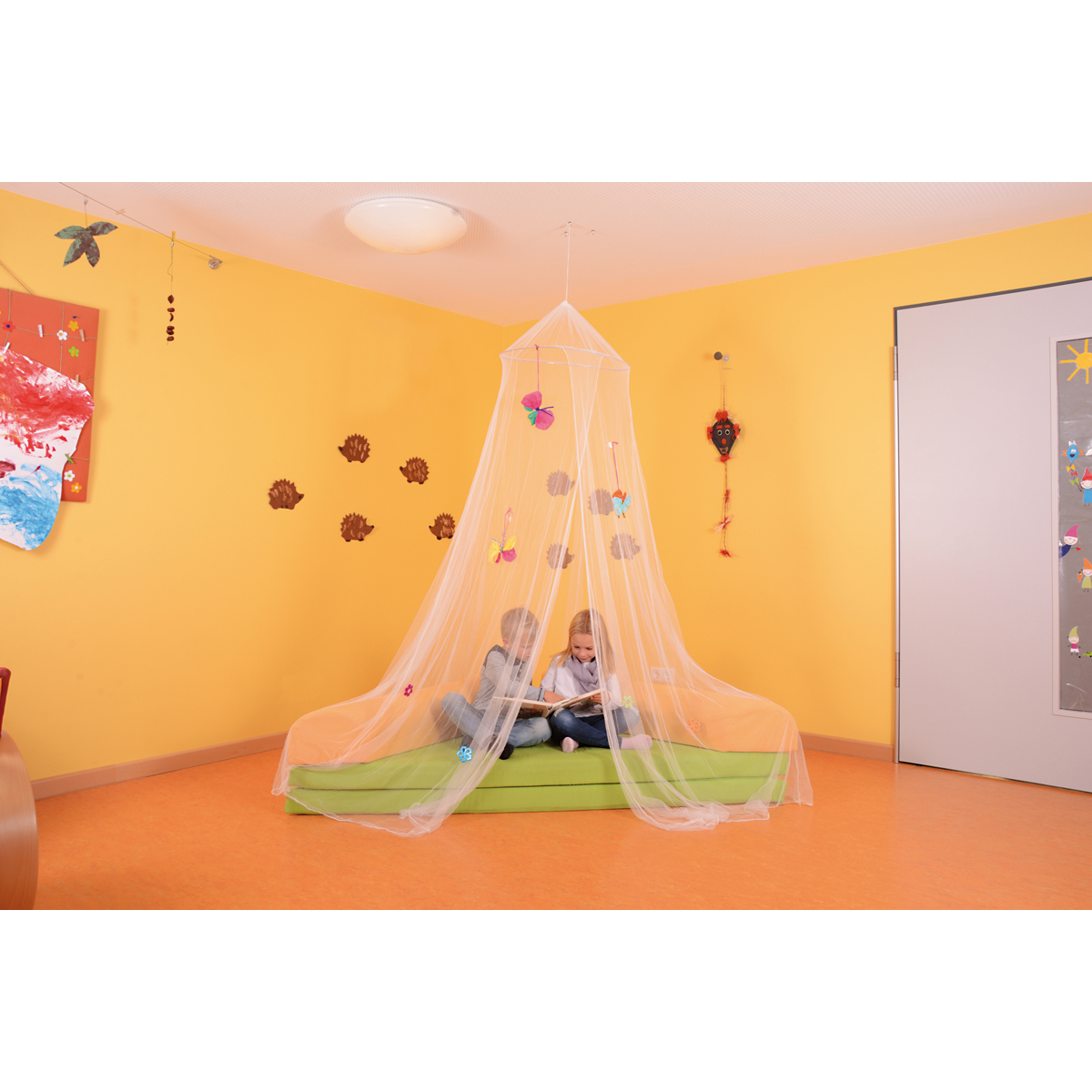 Traumschleier weiß flammhemmend