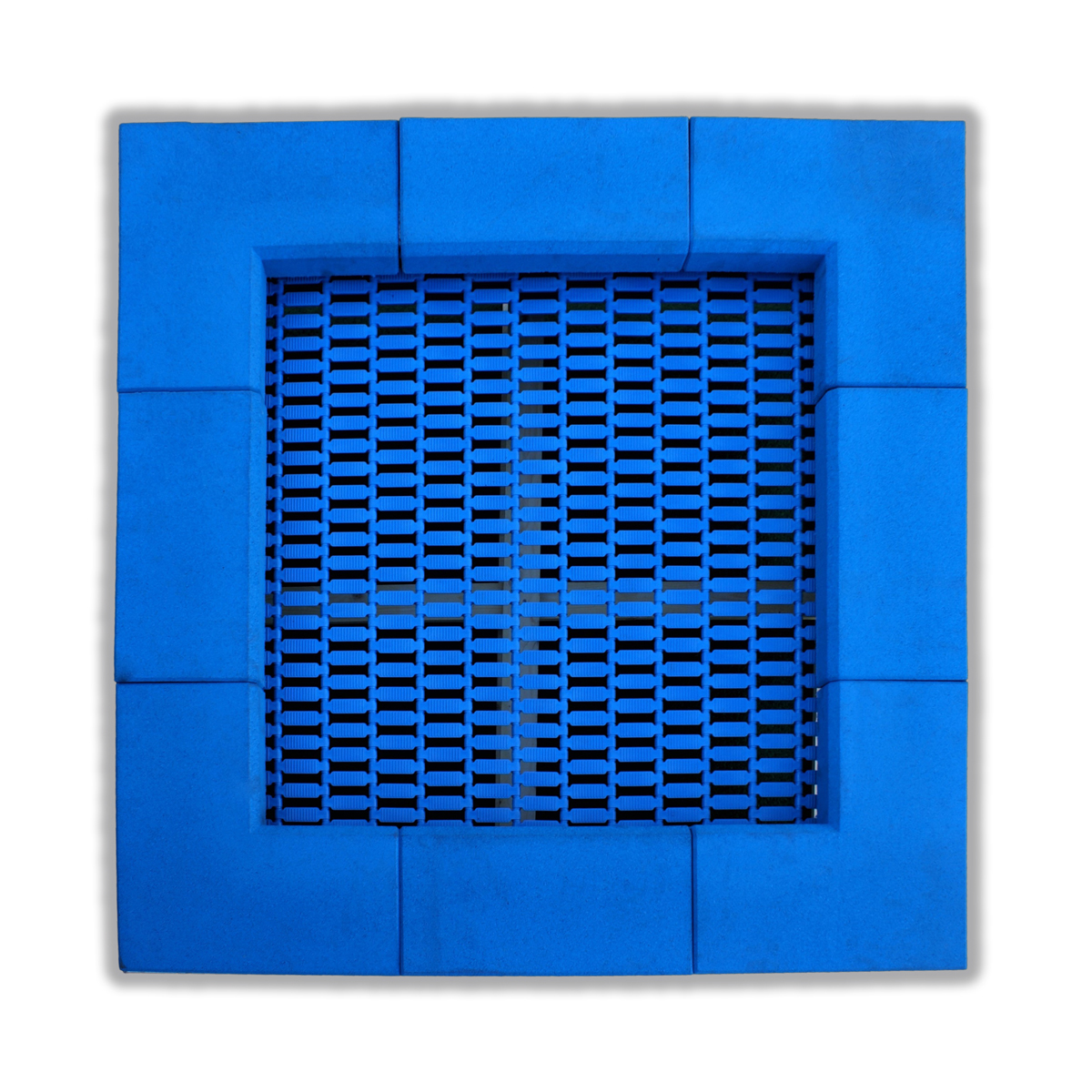 Trampolin 142 cm eckig Bodeneinbau