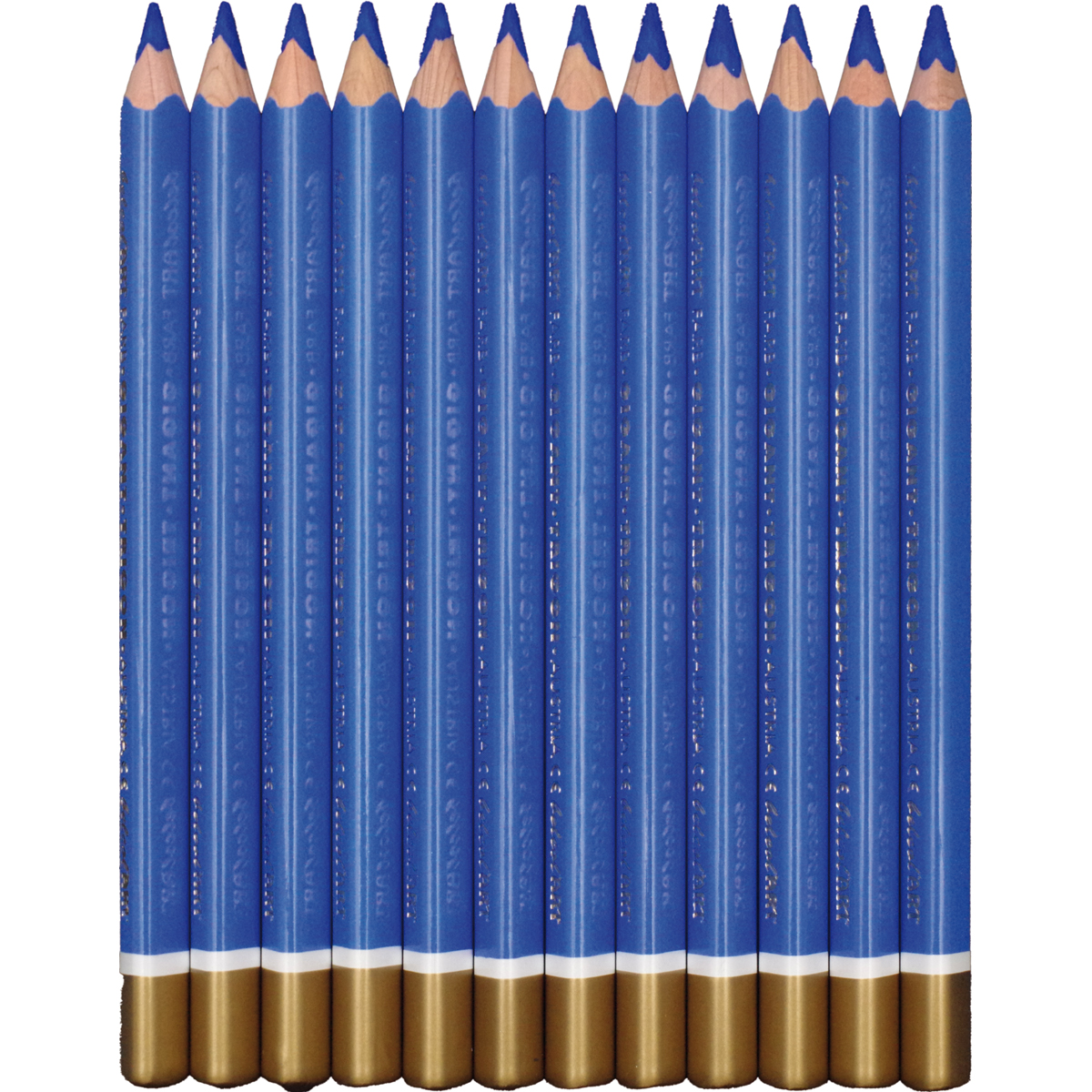 belcolART Farb Gigant Trigon 12 Stifte mittelblau