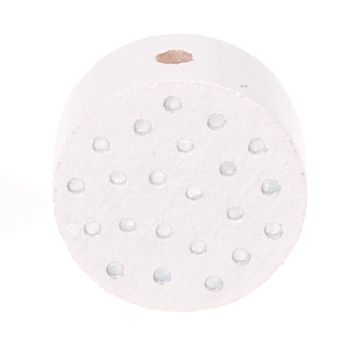 Motivperle Scheibe Glitzerpunkte