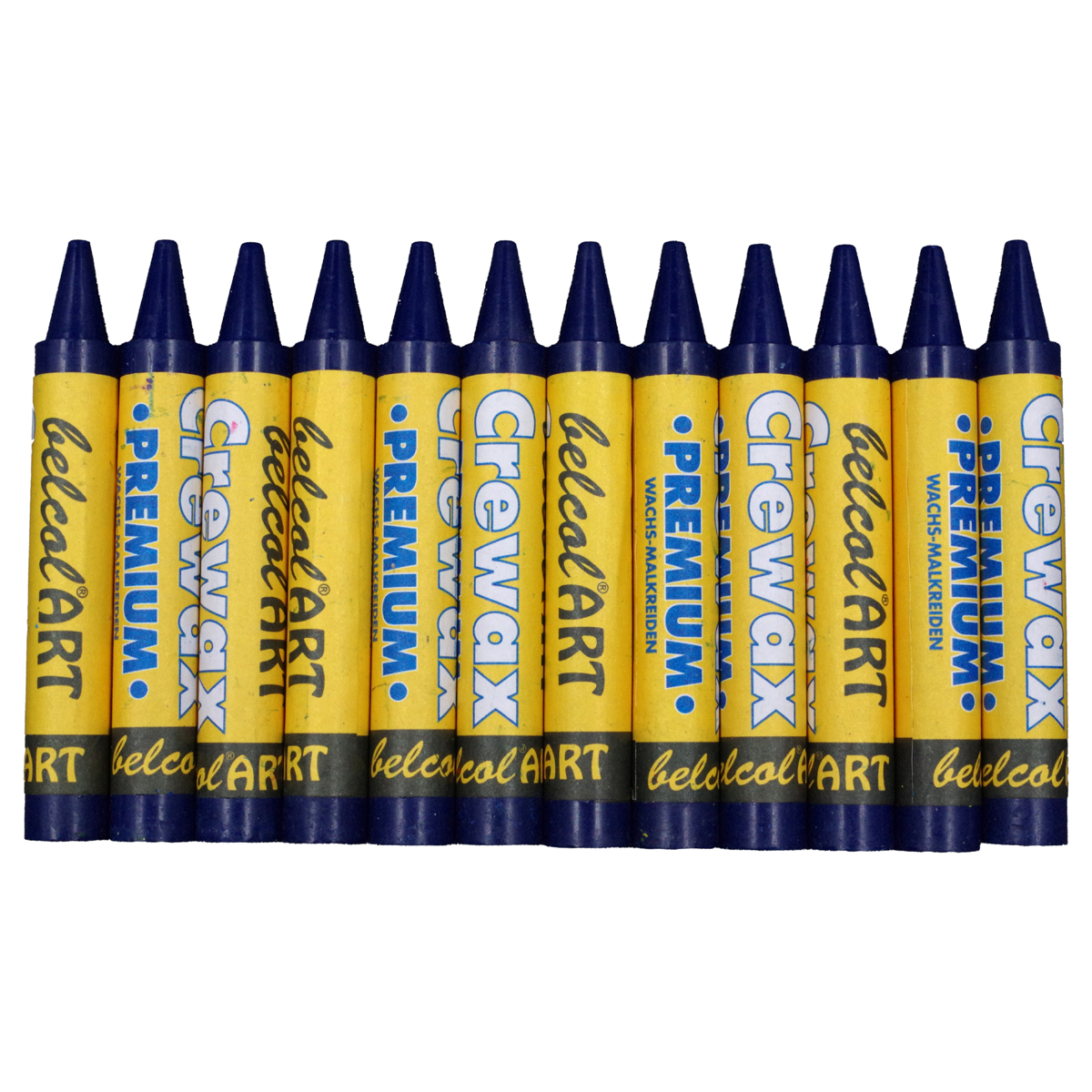 belcolART Crewax Premium 12 Wachsmalstifte preussisch blau