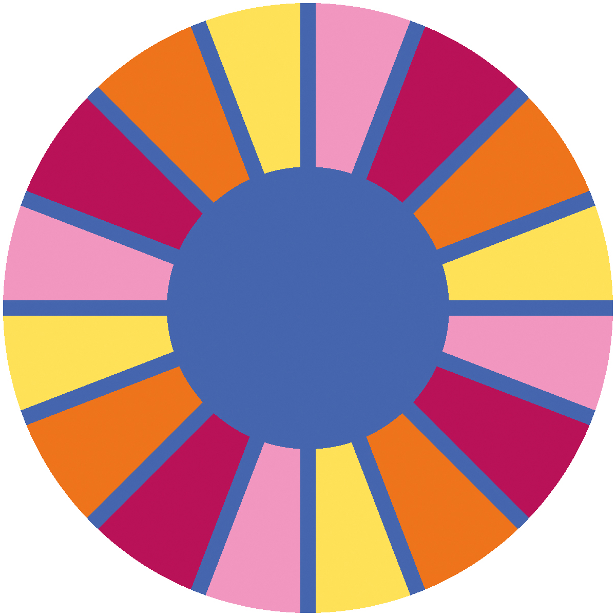 Teppich Segment rund 200 cm