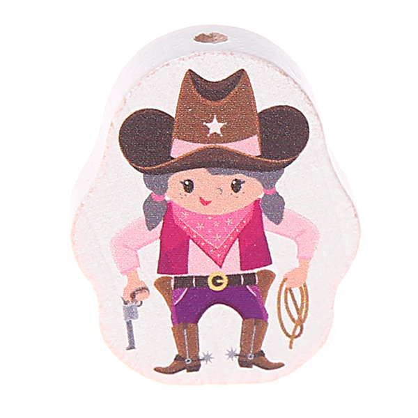 Motivperle Cowboy/Cowgirl