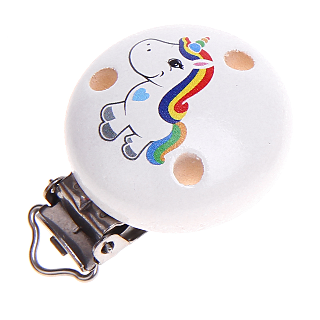 Schnullerclip Einhorn
