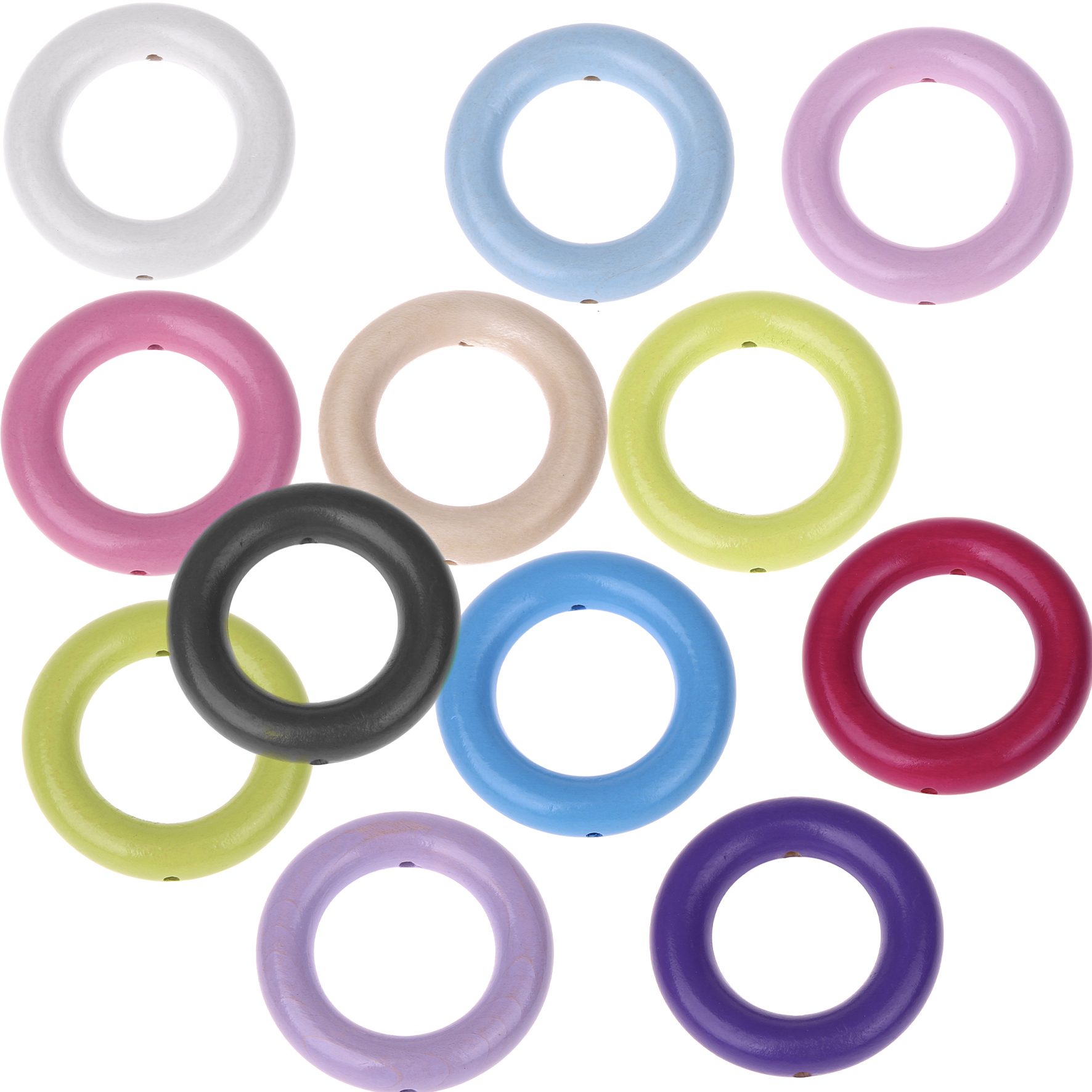 Holzringe zum Basteln Gr. S 50 mm