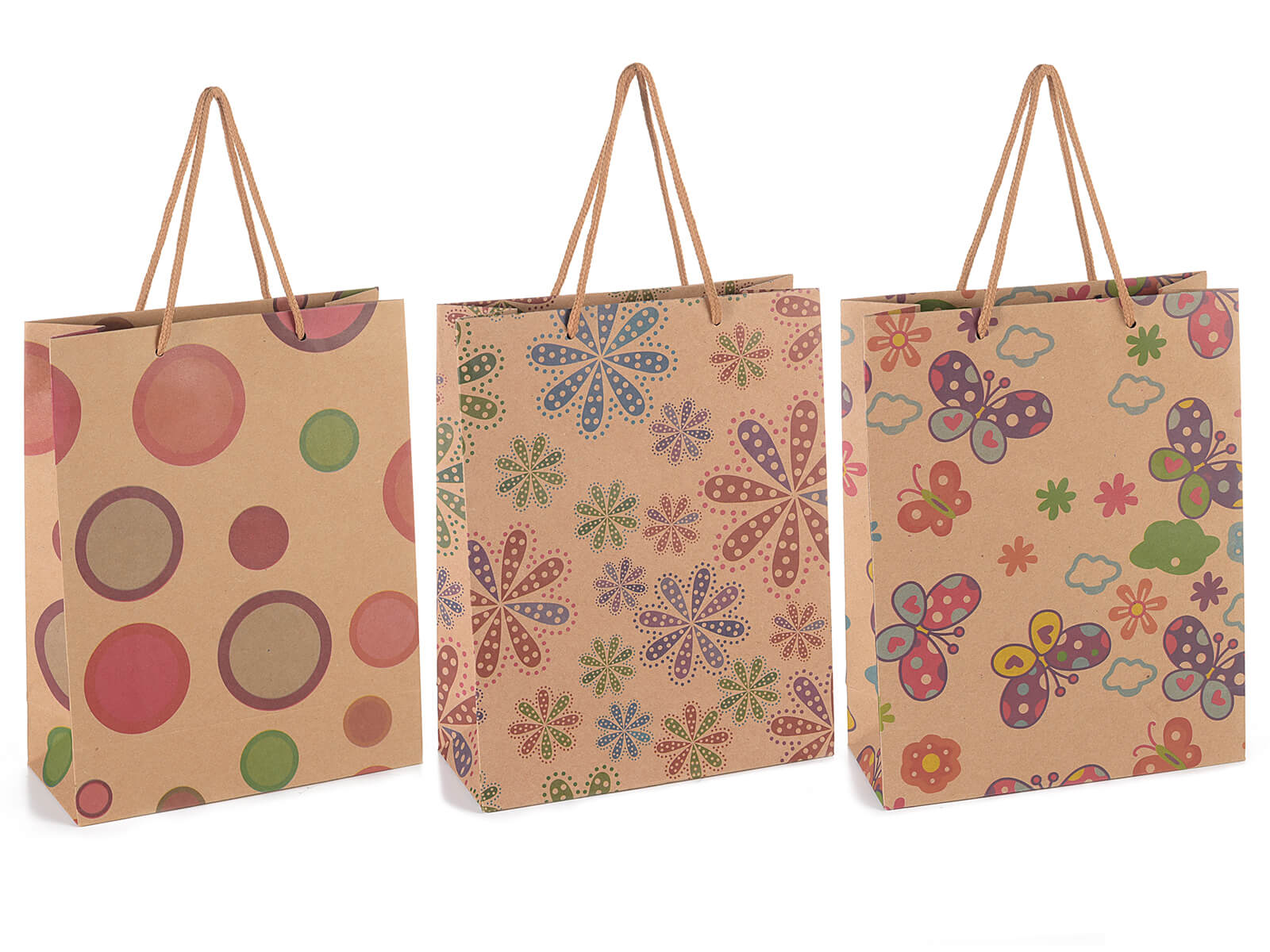 Bunte Geschenktüte (mittelgroß)