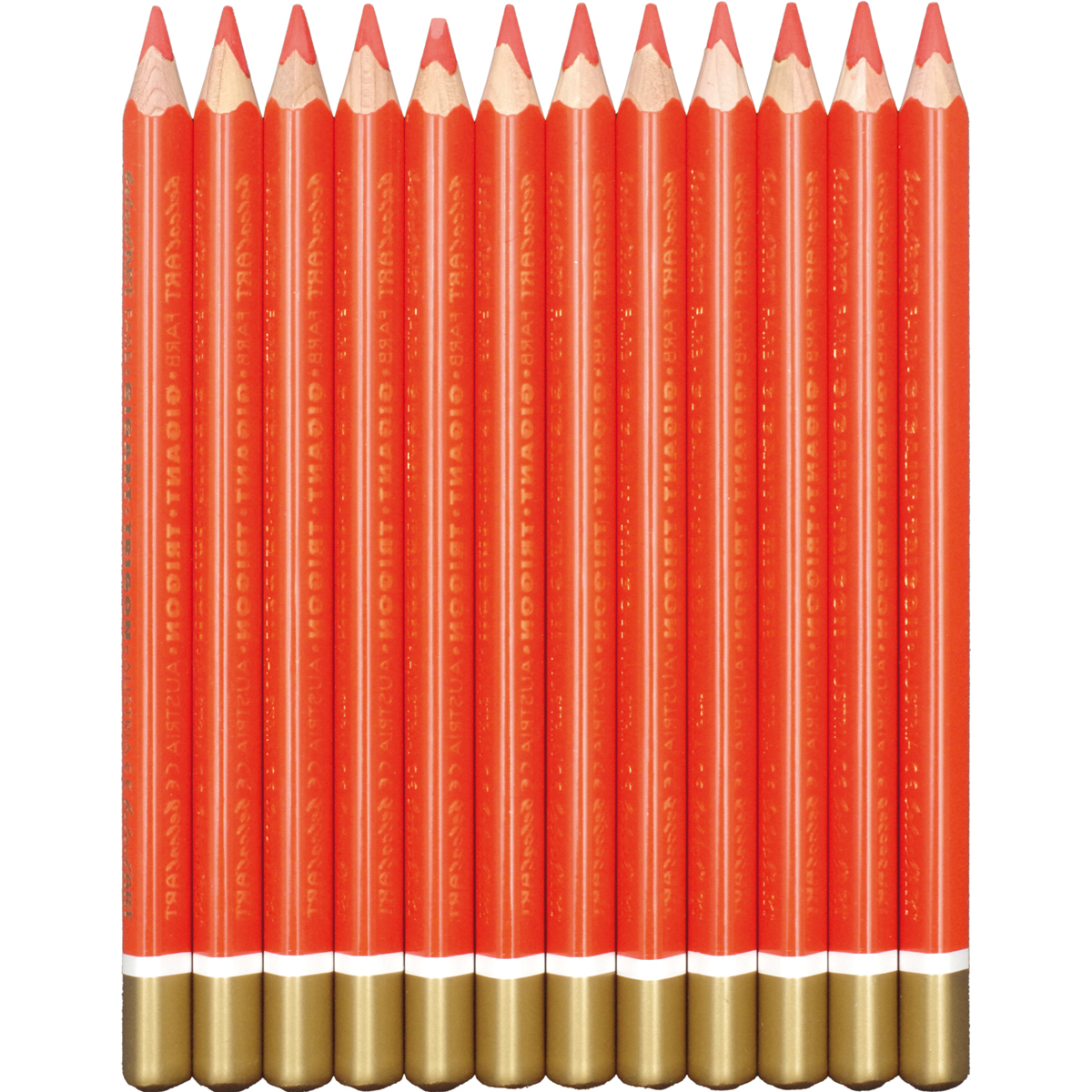 belcolART Farb Gigant Trigon 12 Stifte dunkelorange