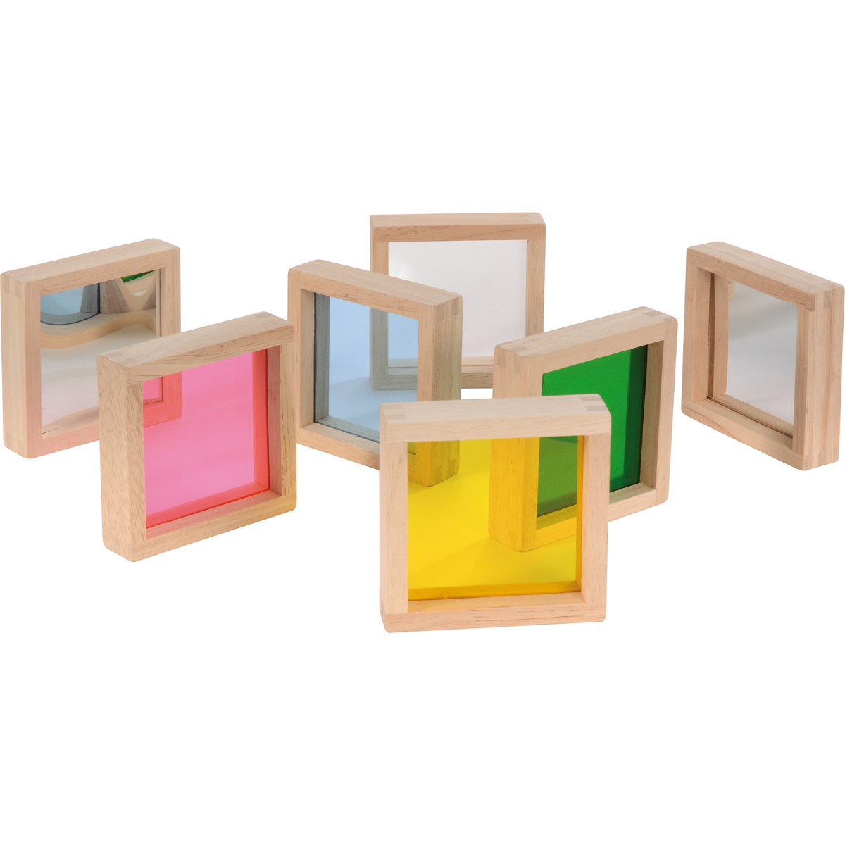 Blocks bunt und Spiegel 7er Set