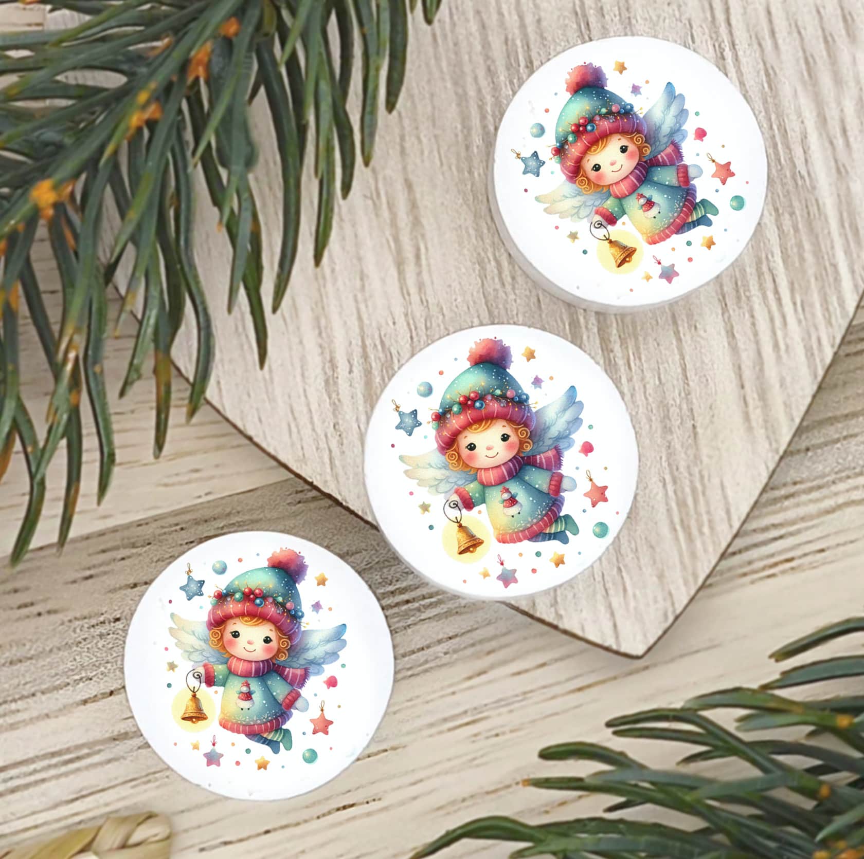 Weihnachtsengel Motivperle