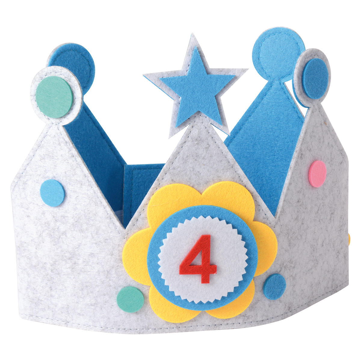 Geburtstagskrone blau