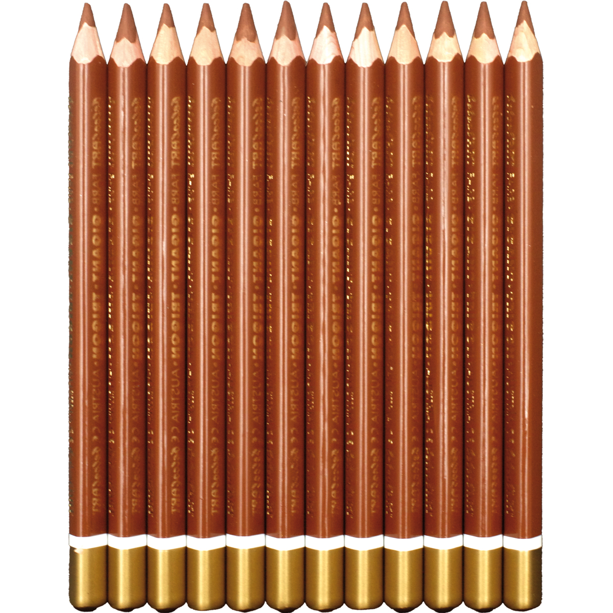 belcolART Farb Gigant Trigon 12 Stifte braun