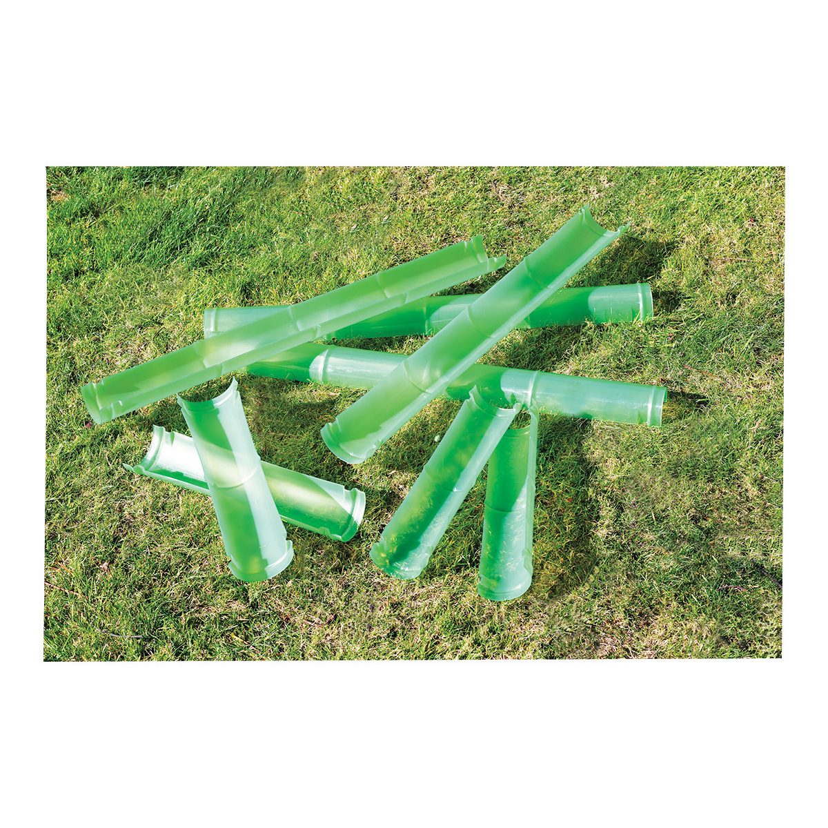 Bambus Style Wasserrinnen 8er Set