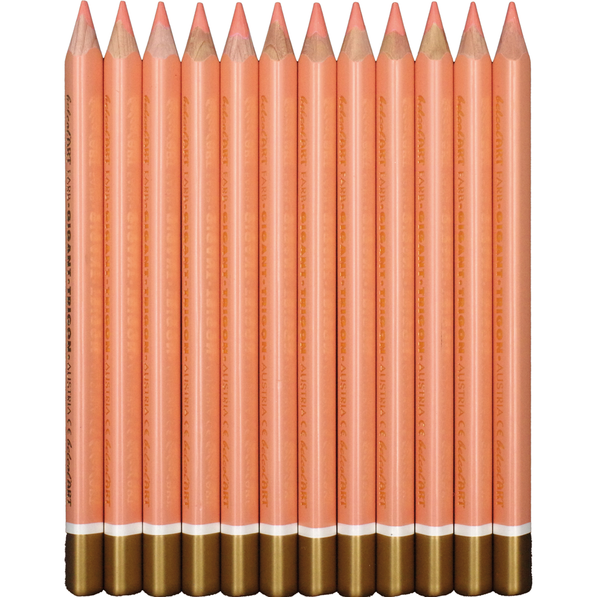 belcolART Farb Gigant Trigon 12 Stifte hellorange