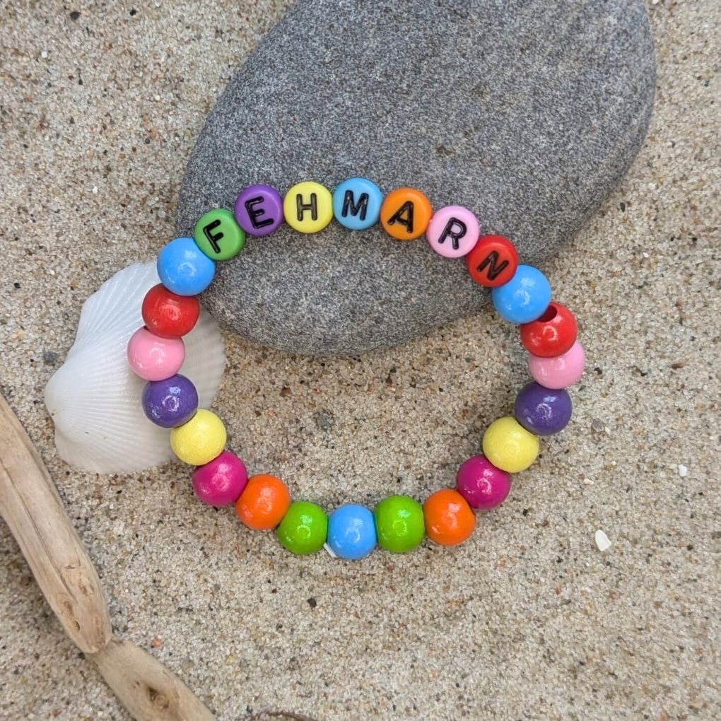 Holzperlen-Armband "Fehmarn Bunt"