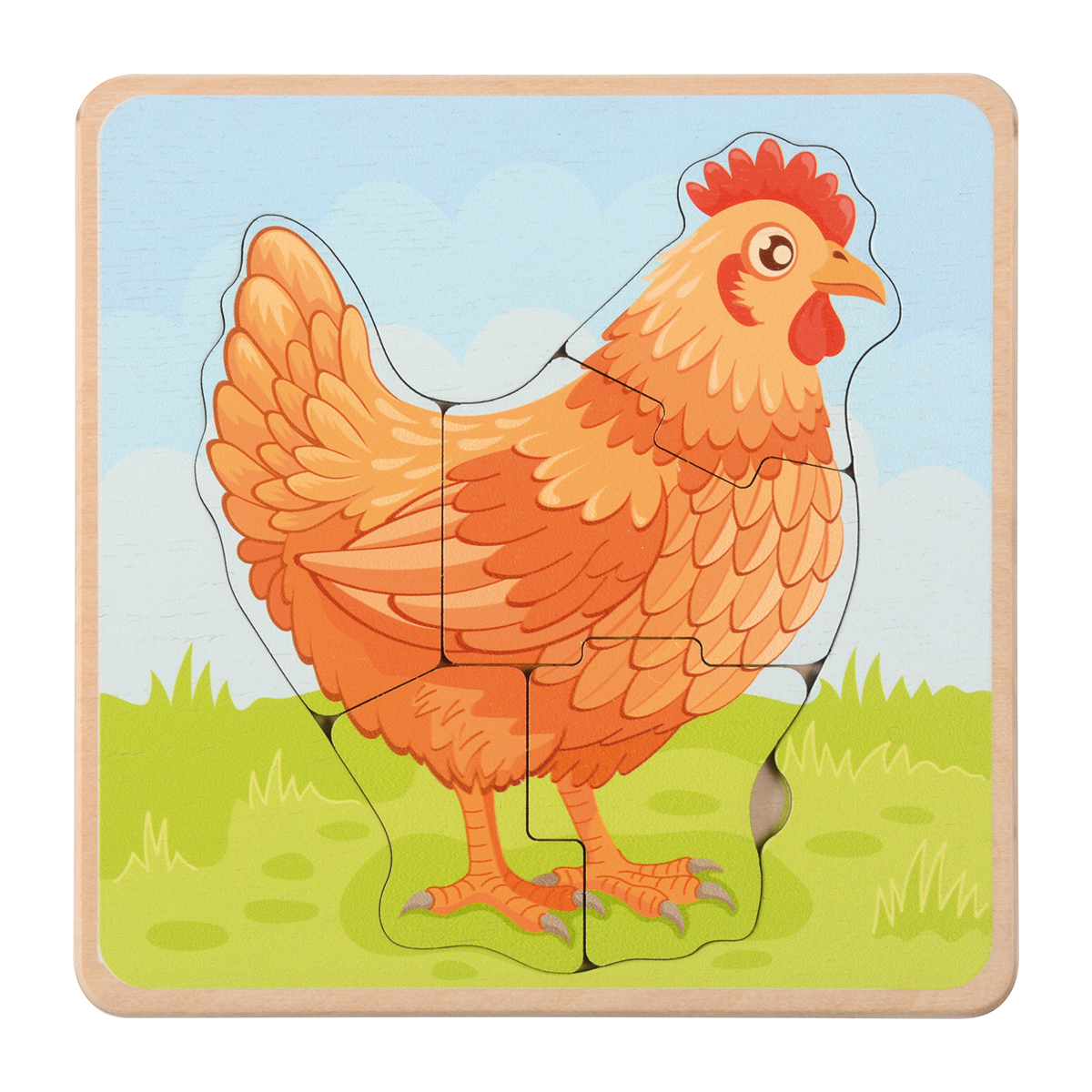 Lebenszyklen Puzzle Huhn
